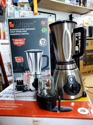 2 in 1 Hm-922 Stainless Steel Hoffmans Electric Blender