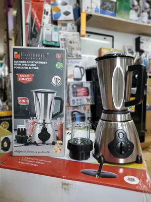 2 in 1 Hm-922 Stainless Steel Hoffmans Electric Blender