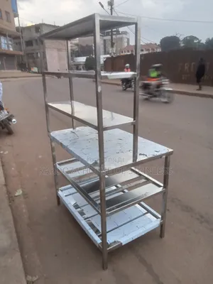 Stainless Steel Working Table With Shelves Length