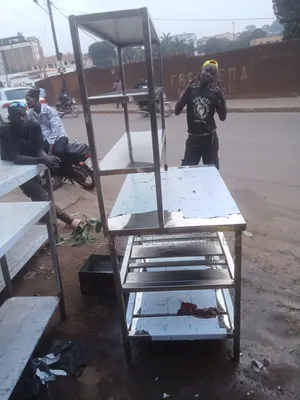 Stainless Steel Working Table With Shelves Length