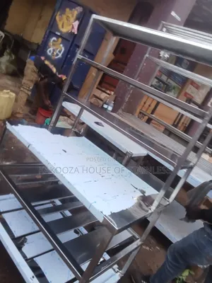 Stainless Steel Working Table With Shelves Length