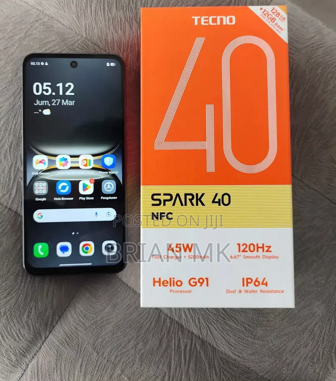 New Tecno Spark 40 256 GB Purple