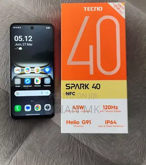 New Tecno Spark 40 256 GB Purple
