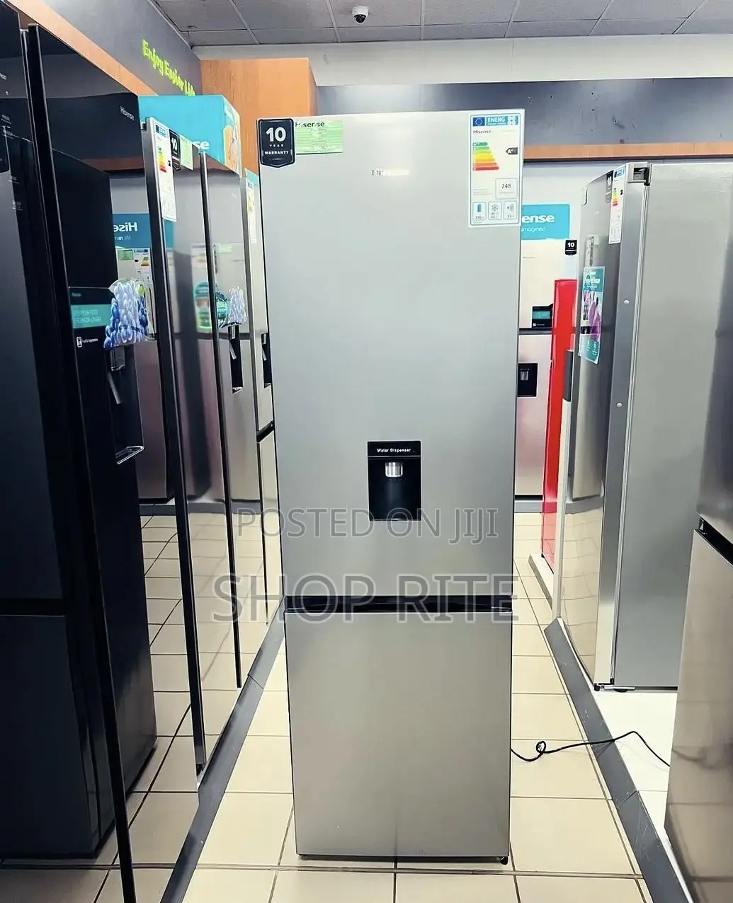 Hisense Refrigerator Double Door 341litrs With Dispenser