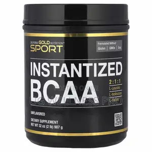 Instantized BCAA Powder With L-Leucine, Unflavored, 907g