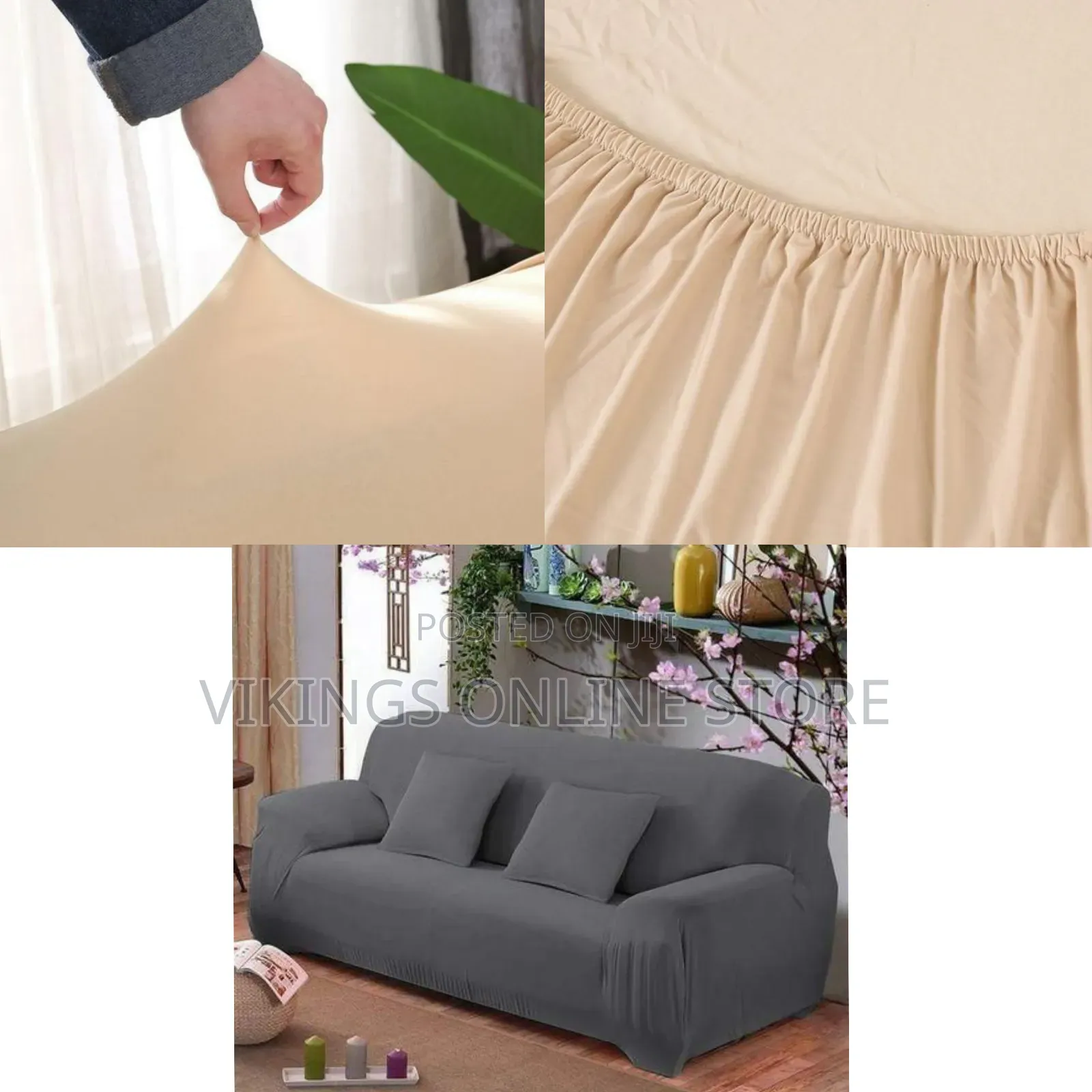 1,2,3 Seater Seater Sofa Slipcover Stretch Elastic Couch Protector Fit