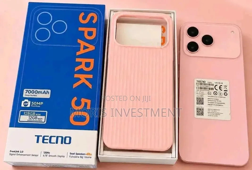 New Tecno Spark 50 128 GB Pink