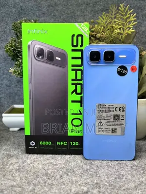 New Infinix Smart 10 Plus 128 GB Blue