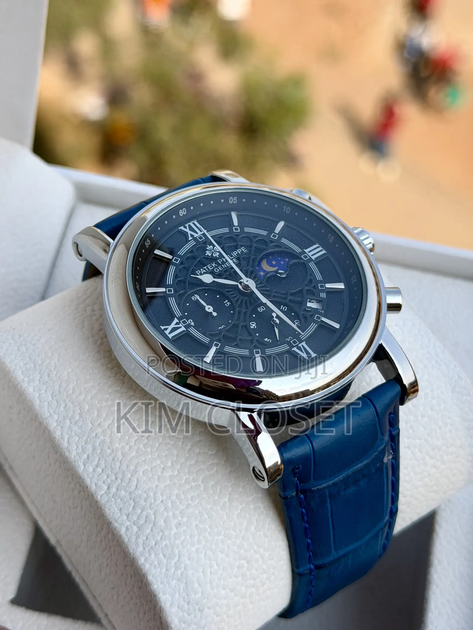 The-Blue -Leather Pattern