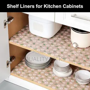 6 Pieces of Drawer and Shelf Liner for Kitchen Cabinets