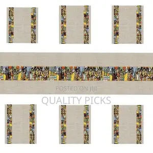 Modern Habesha Placemats and Table Runner Set