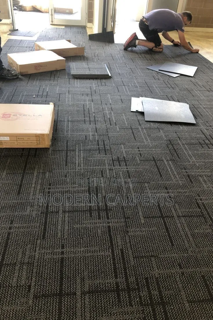 PVC Officic Wollen Carpet Tiles