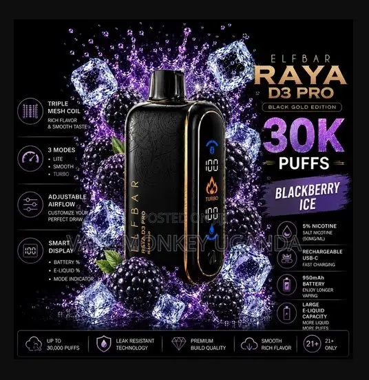 ELF BAR RAYA D3 Pro -5% Nic) Disposable