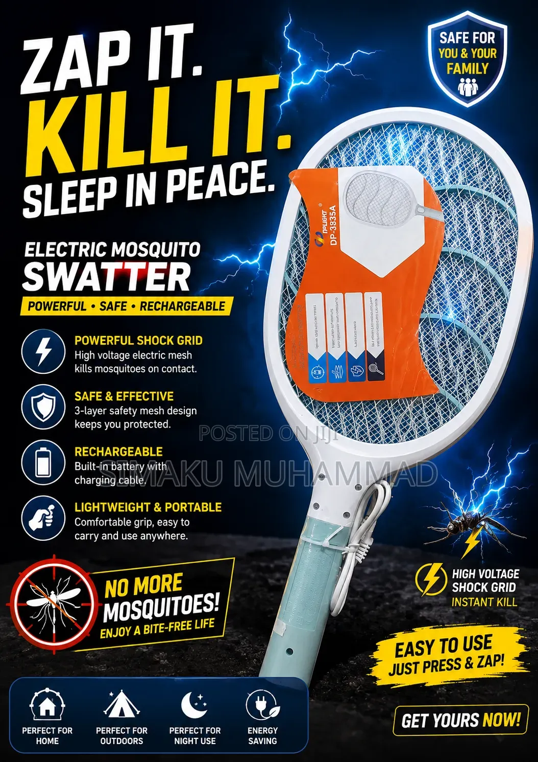 Electric Mosquito Swatter