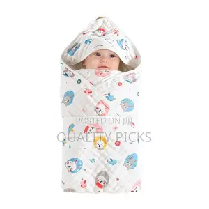 Baby Muslin Hooded Wrap Blanket – Soft