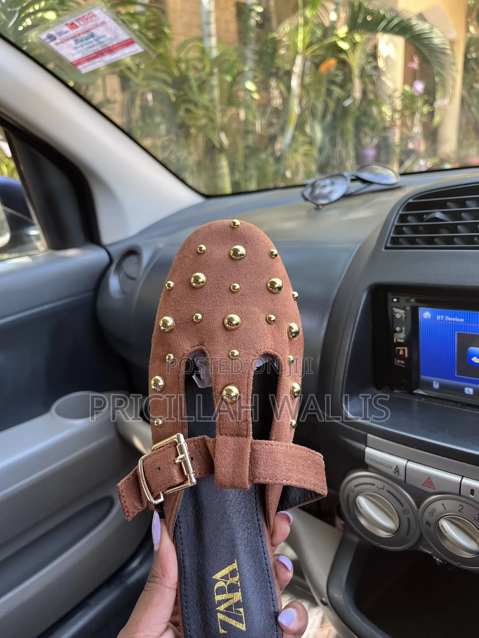 Suede Mules