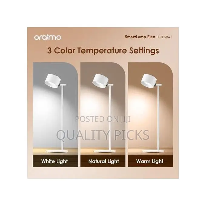Oraimo SmartLamp Flex 4.5W Table Lamp Plastic Table Lamp F
