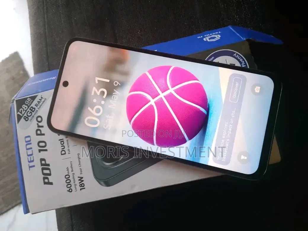 New Tecno Pop 10 Pro 128 GB Silver