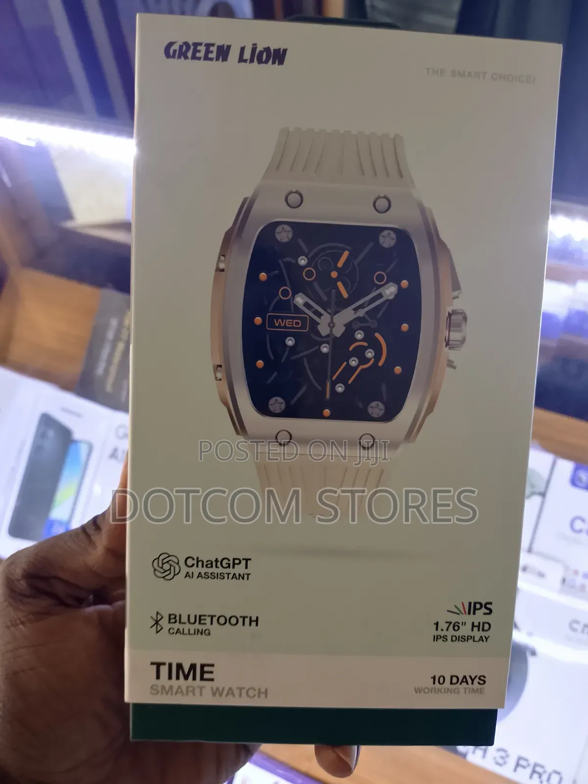 Green Lion Time Smart Watch 1.76'' HD IPS Display
