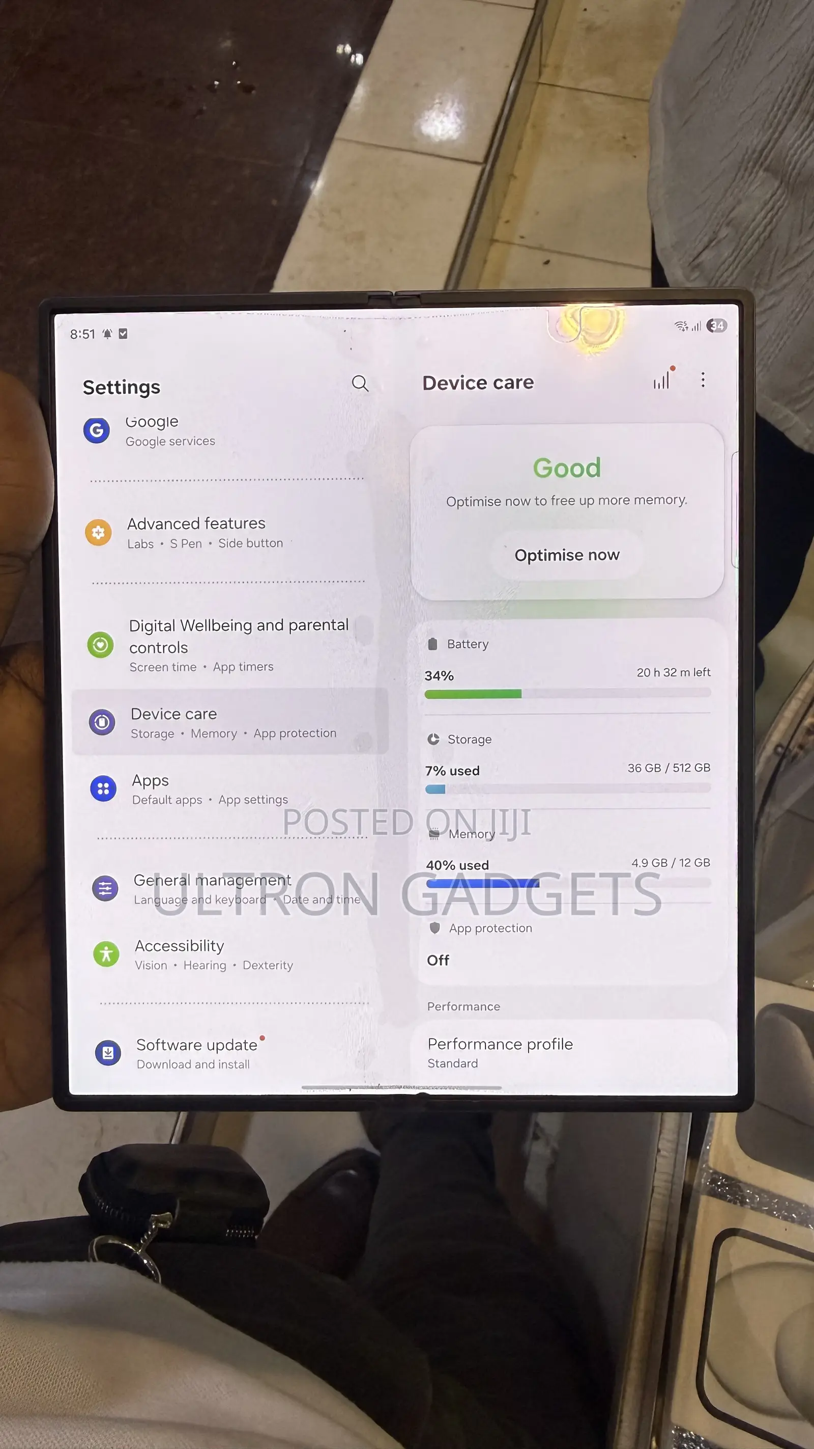 Samsung Galaxy Z Fold6 512 GB Blue