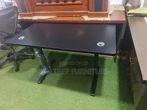 Adjustable Electric Table Black