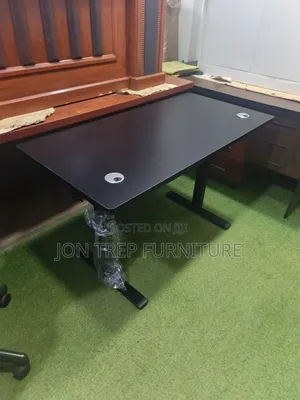 Adjustable Electric Table Black