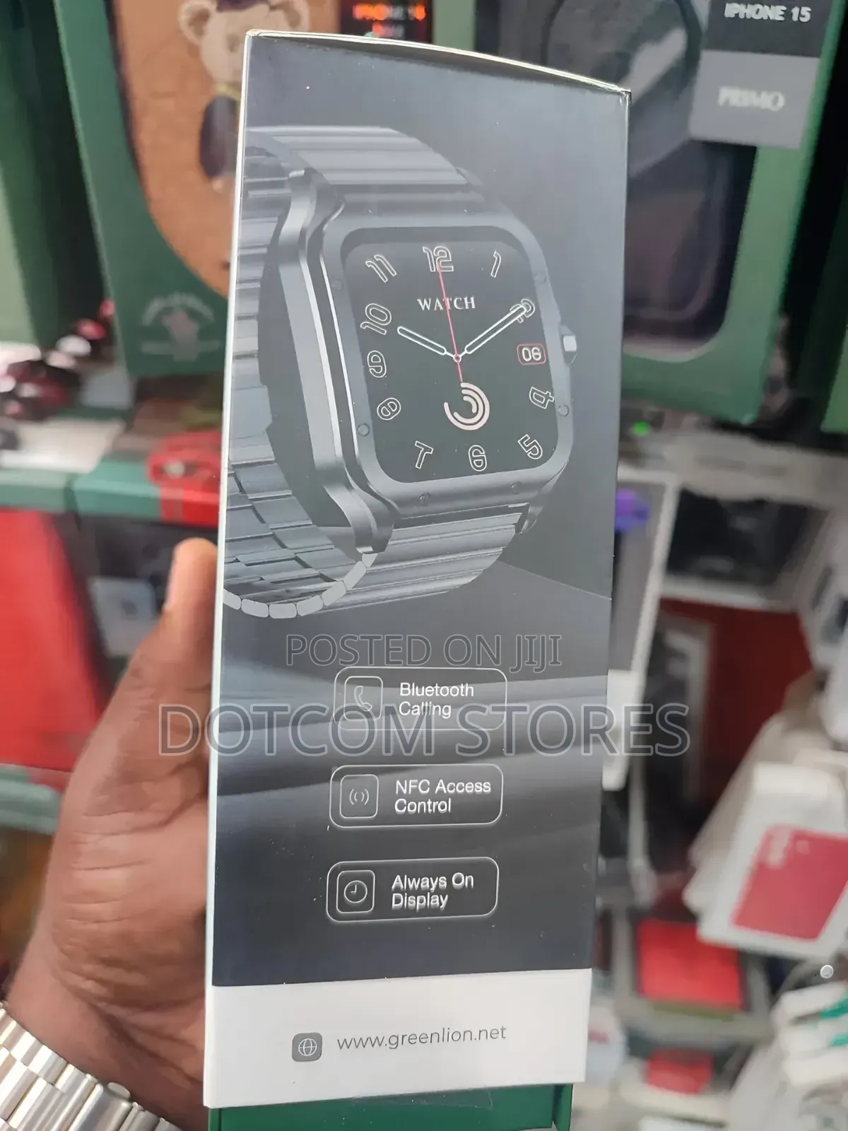 Green Lion Curve Fit Smart Watch