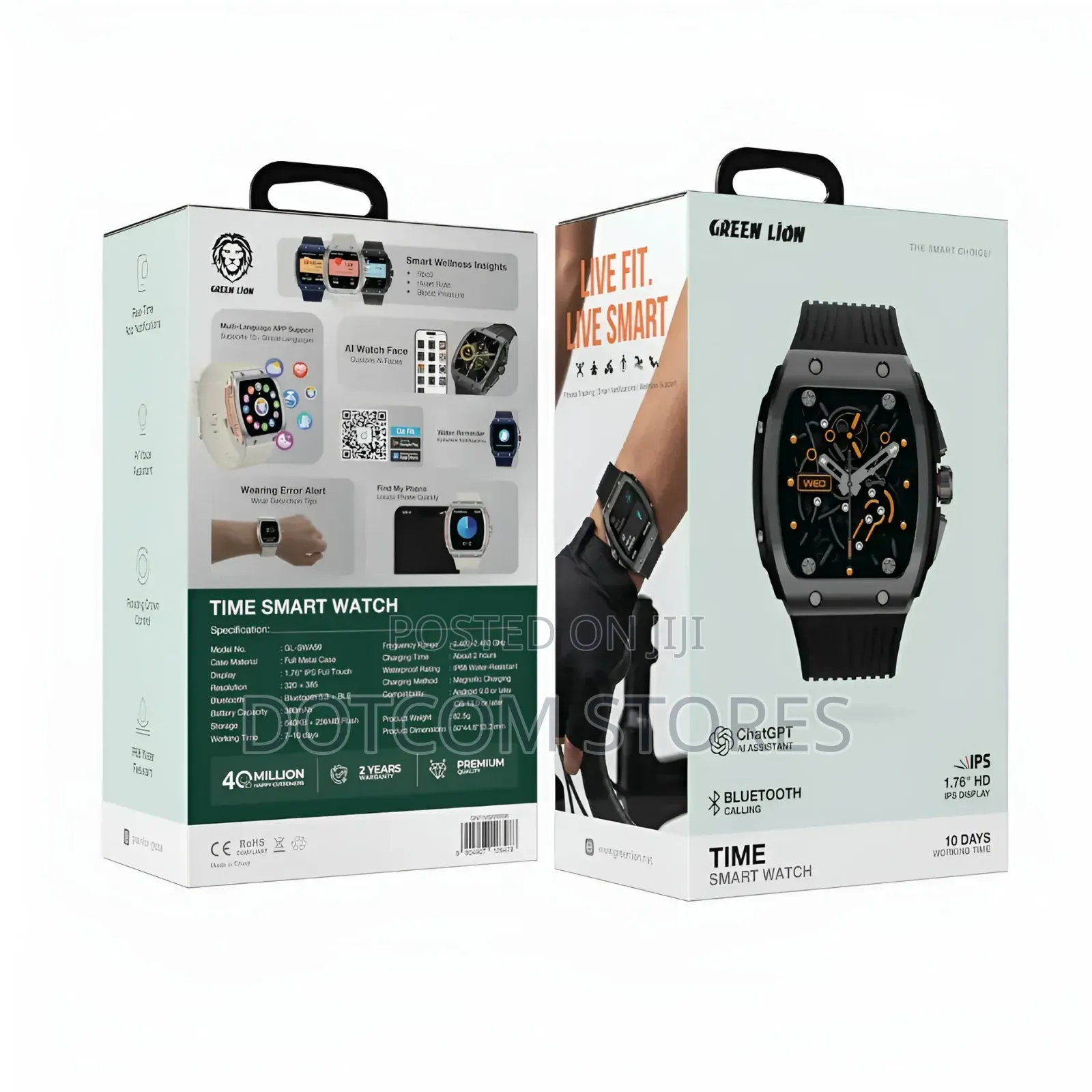 Green Lion Time Smart Watch