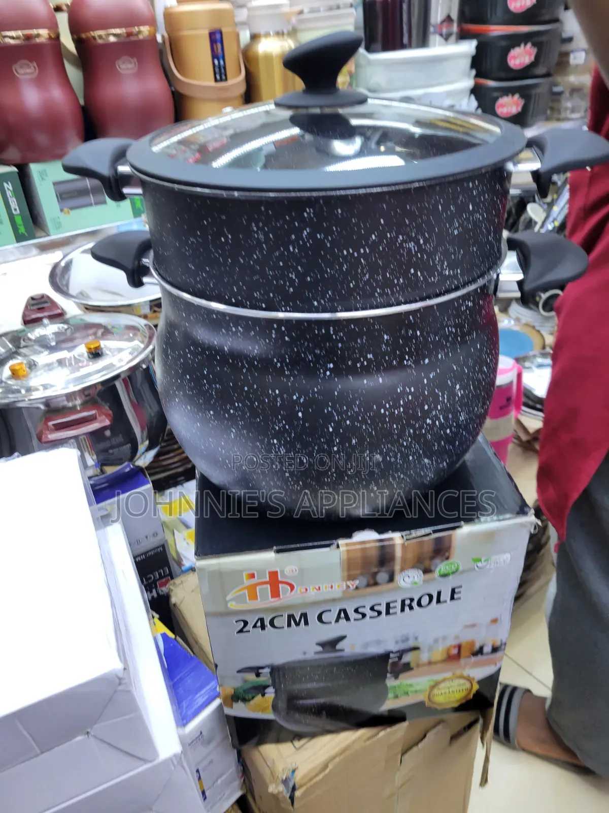 (2in1) 24cm Casserole Food Steamer