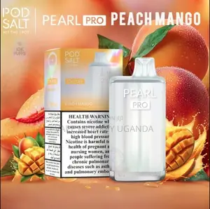 Pod Salt Pearl Pro Peach Mango Disposable Vape.