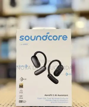 Anker Soundcore AeroFit 2 AI Assistant Open-Ear Headphones 48Hplaytime