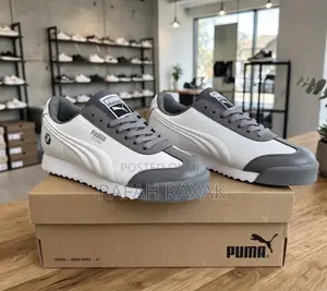 Original Grey/White Puma Roma BMW Motorsport Sneakers