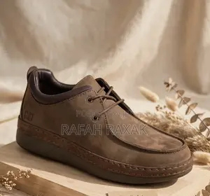 Original Dark Tan Caterpillar Casual Moccasin-Toe Chukka Low Shoes
