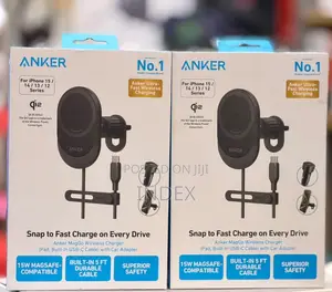 Anker Magsafe Wireless Car Charger, MagGo Fast 15W Car Charger