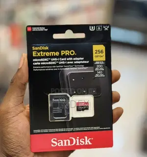 SanDisk 256GB Extreme Pro SDXC UHS-I Memory Card 200Mbps - C10, U3