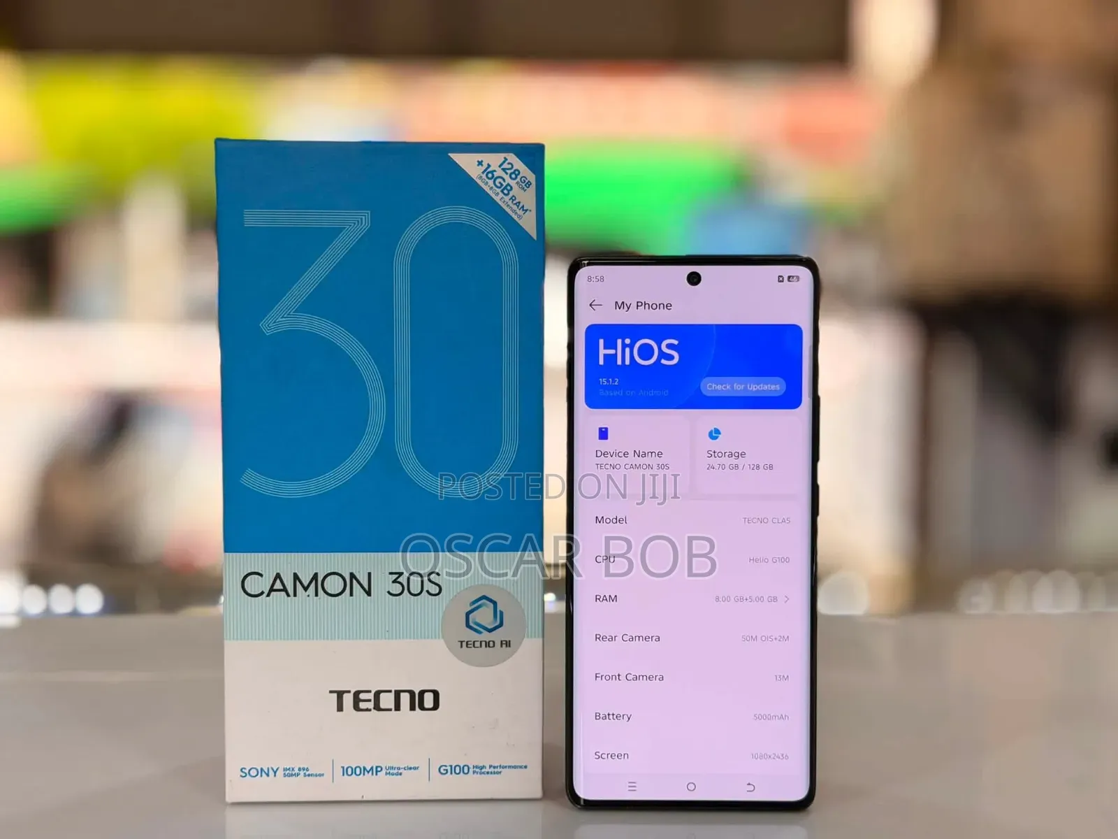 New Tecno Camon 30S 256 GB Black