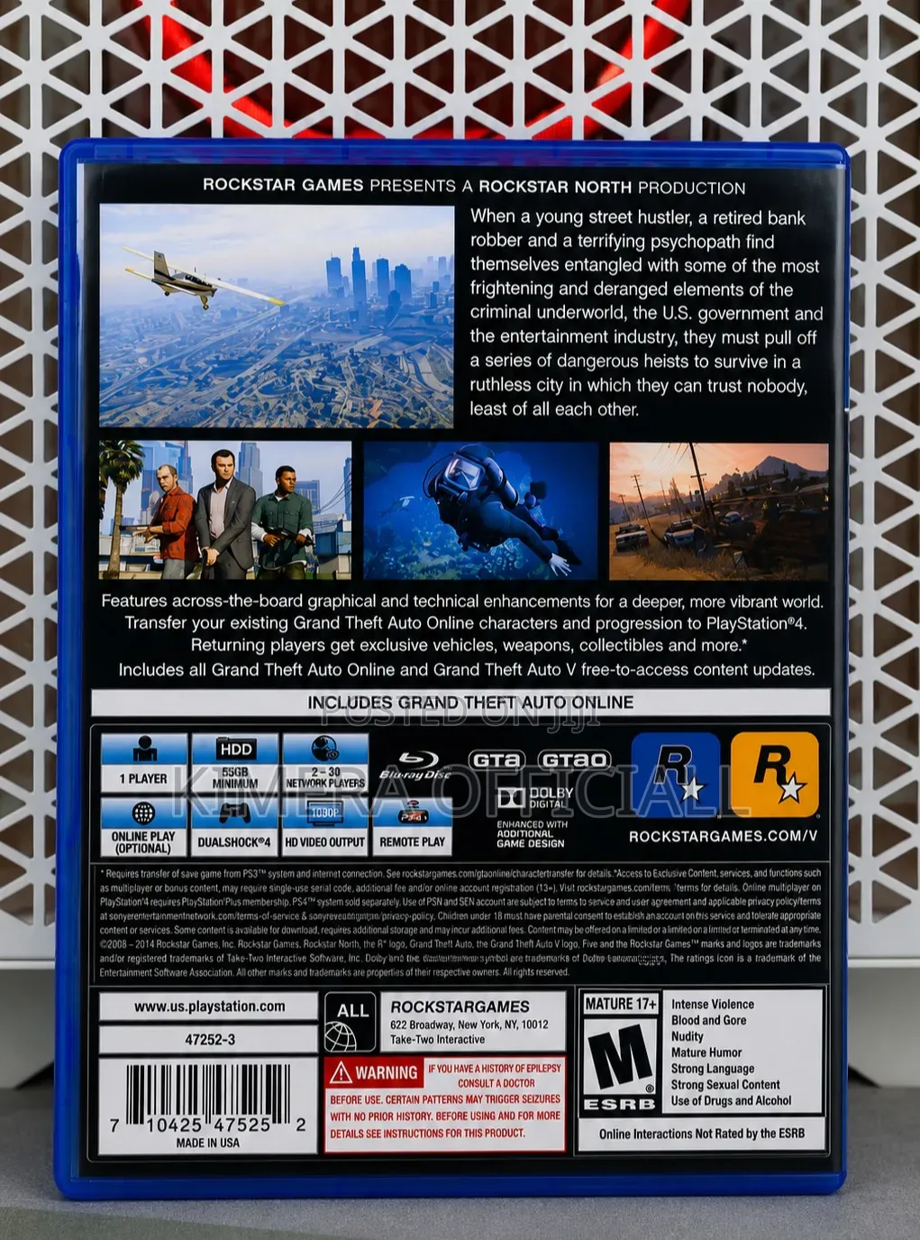 Grand Theft Auto v for PlayStation 4