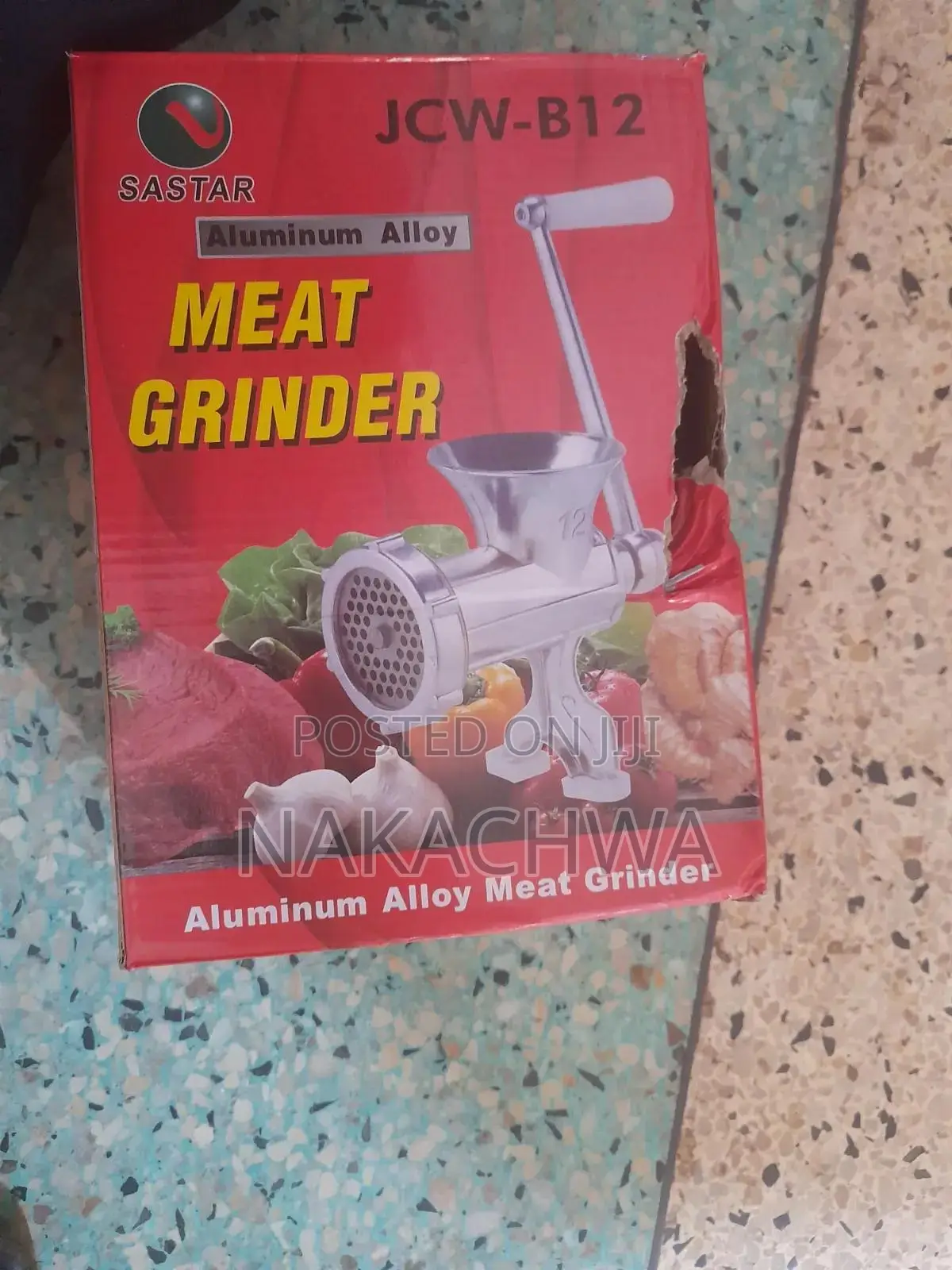 Its a Manual Meat Grider Machine Size 12