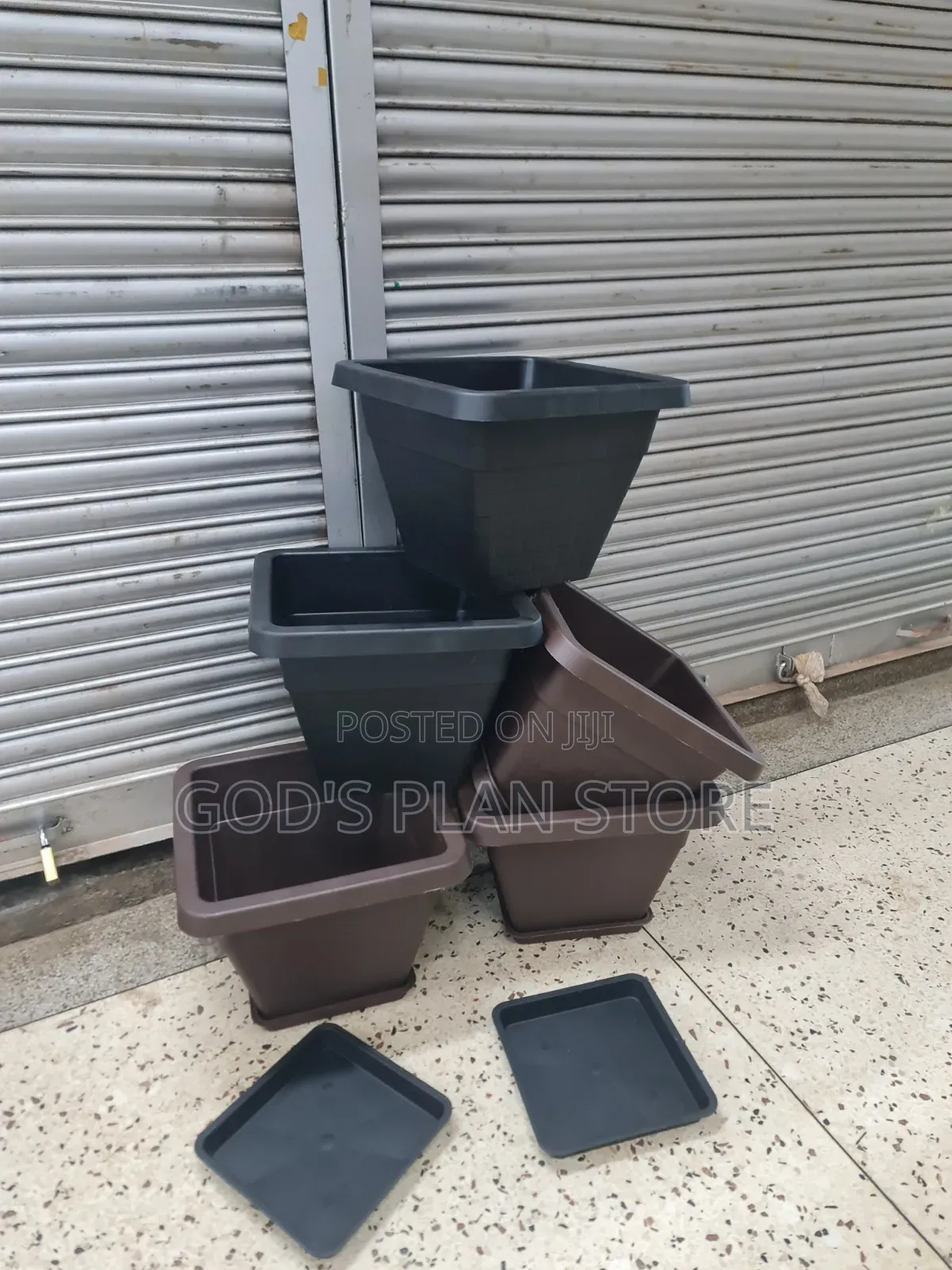 Eco Cube Plastic Flower Pots Plastic Flower Pots
