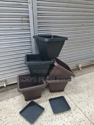 Eco Cube Plastic Flower Pots Plastic Flower Pots