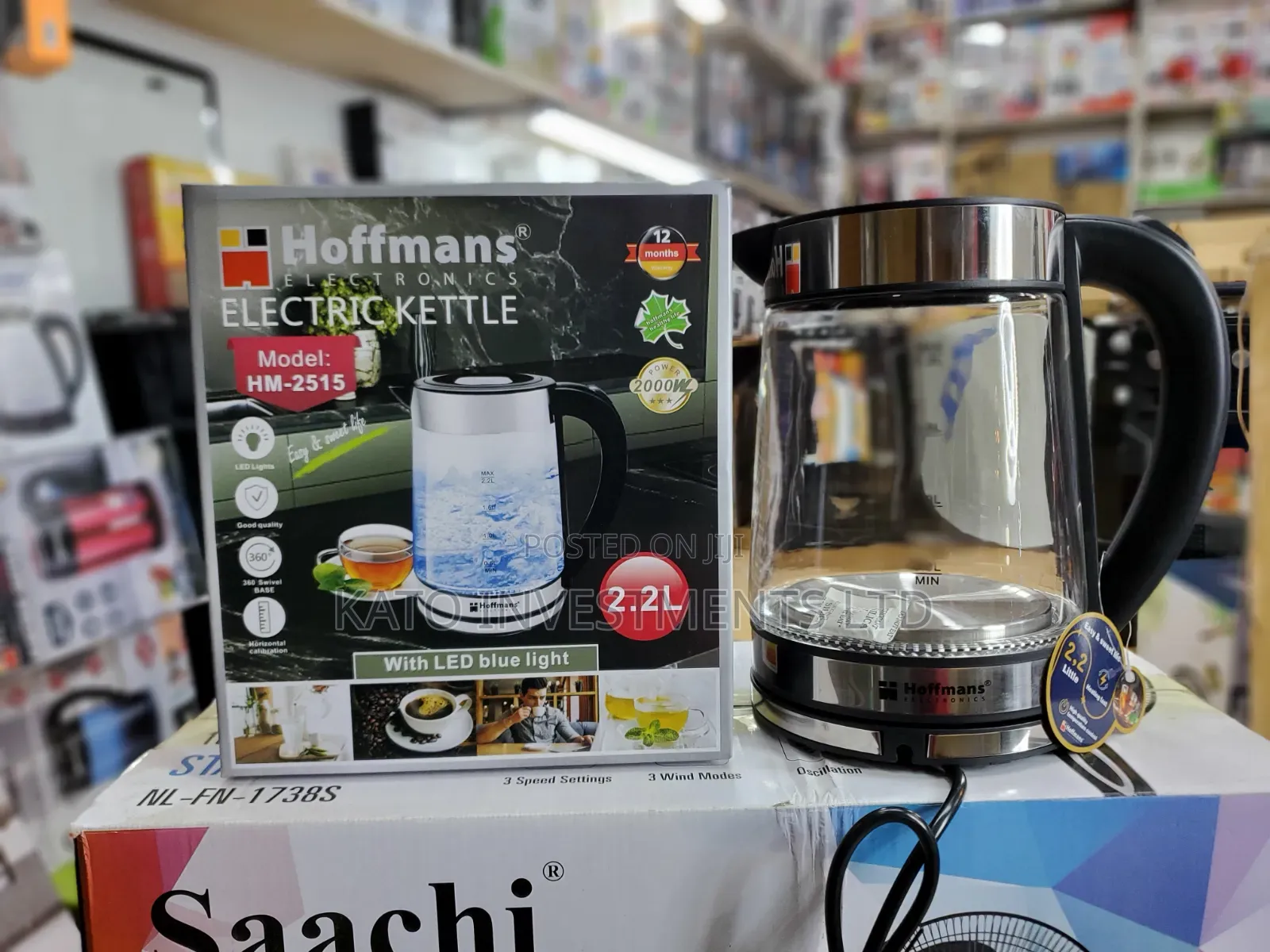 Kettle Hoffmans Electric Glass Kettle