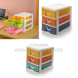 Multipurpose Small Plastic Drawer Storage Box Organizer Shelf Table