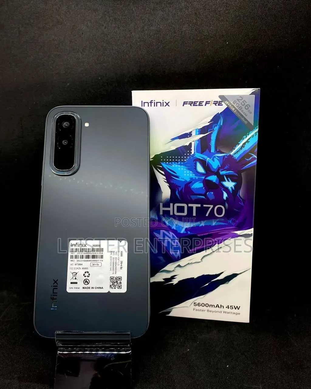 New Infinix Hot 70 256 GB Black