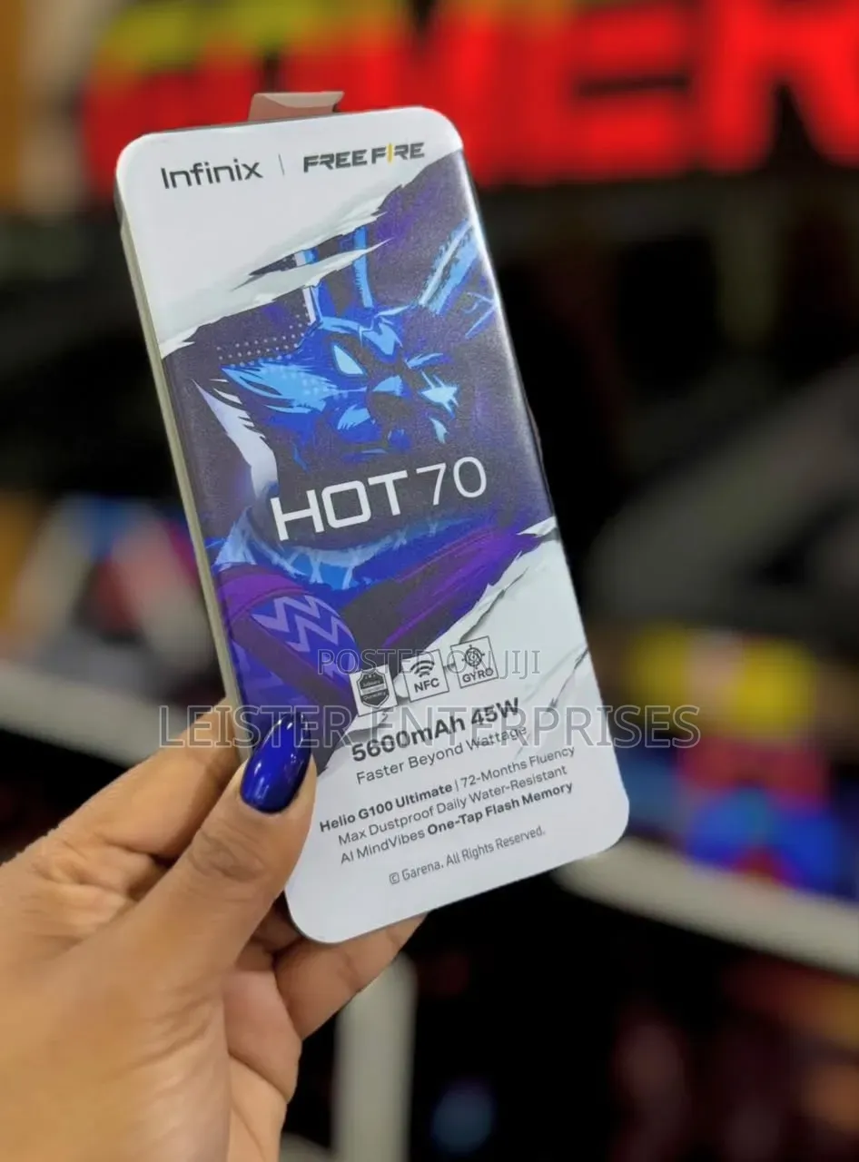 New Infinix Hot 70 256 GB Black