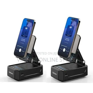 Cell Phone Stand With Instant Wireless Induction Bluetooth Speaker