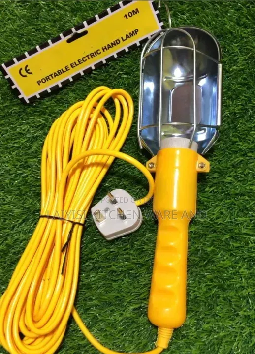 10-Meter LED Hanging Work Light With Power Cable Garage,Workshop,Store
