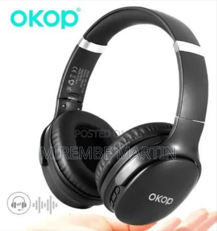OKOP Headset Bluetooth Noise Reduction Headset,Waterproof Sweat-Proof