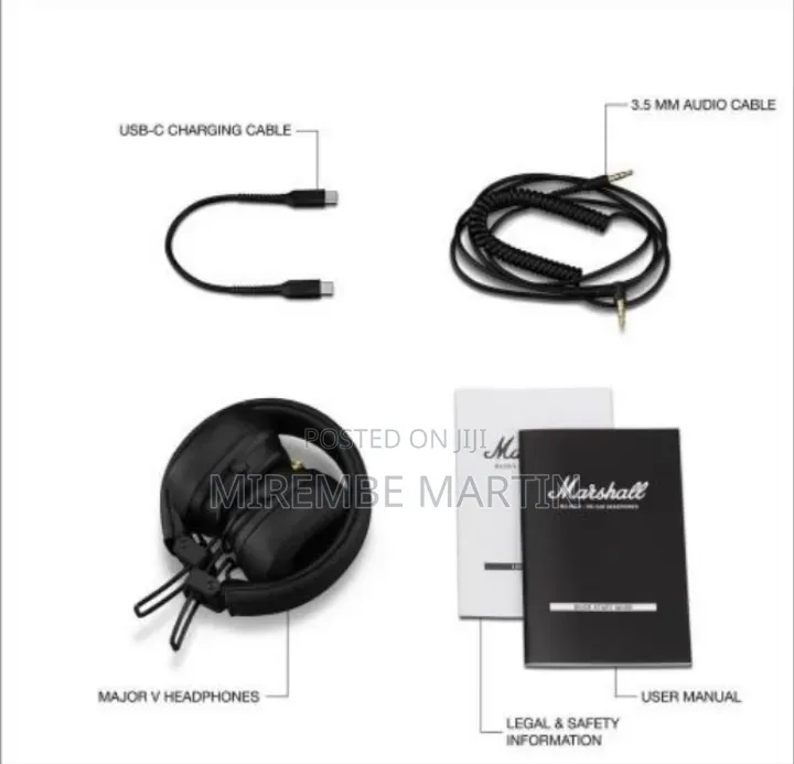 Marshall BT10 Retro Wireless Bluetooth Headphone Noise Cancelling
