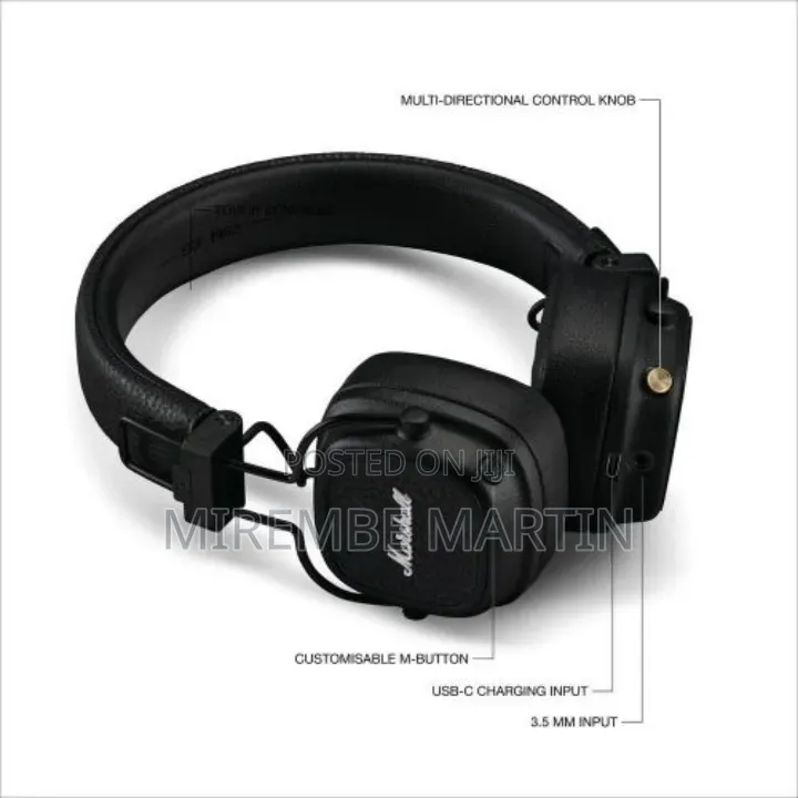Marshall BT10 Retro Wireless Bluetooth Headphone Noise Cancelling