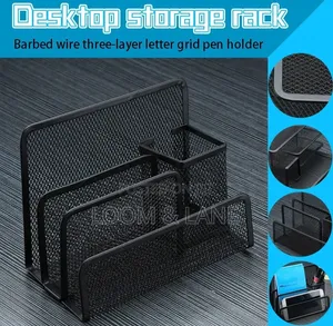 Letter Tray and Pen Holder Desk Organizer